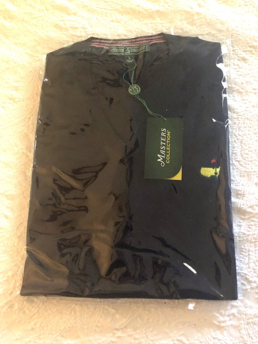 Masters Collection Sweater Vest L, NEW, still in plastic bag